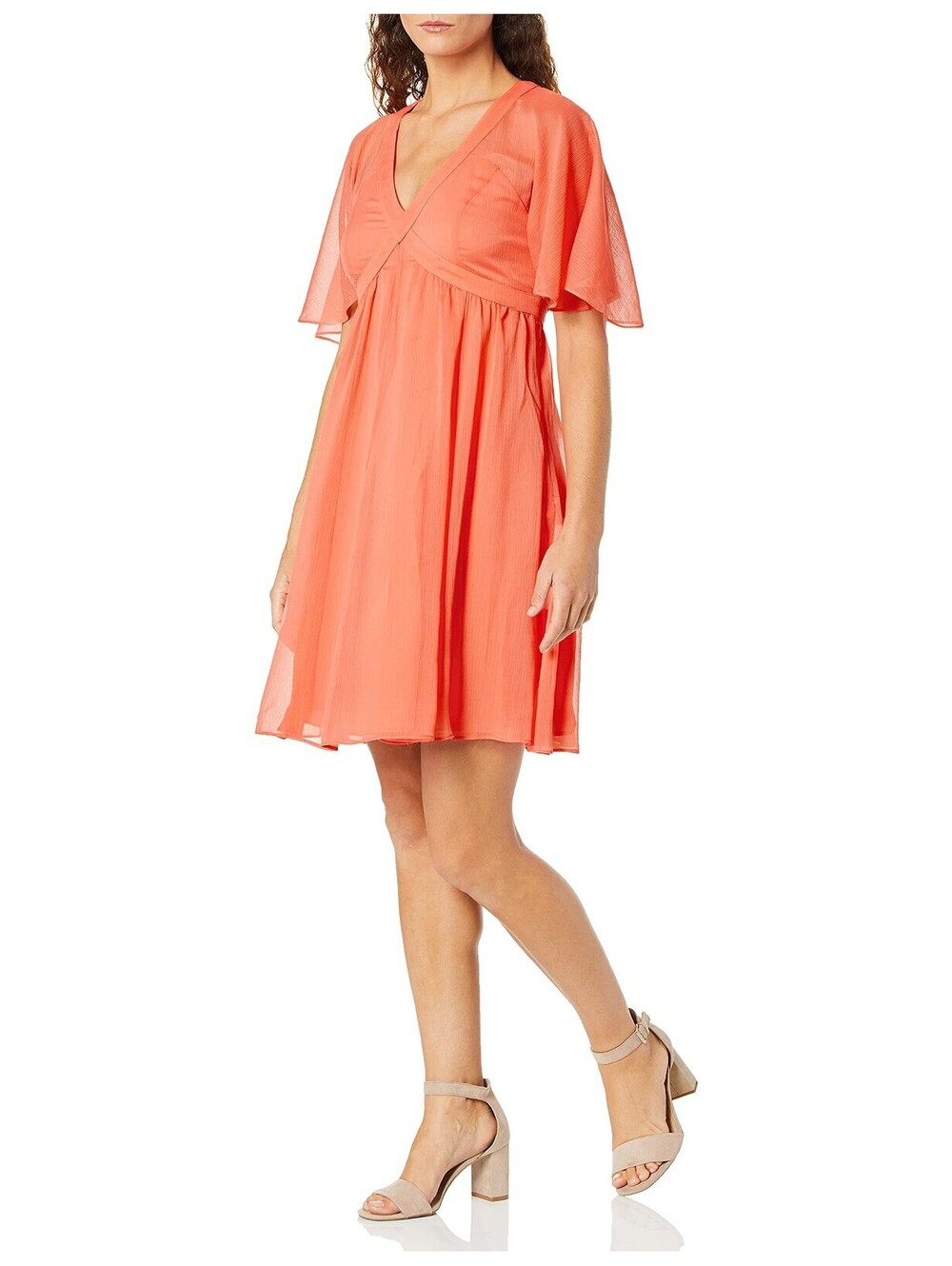 Catherine Catherine Malandrino Women's Odom Dress Dress, Porcelain Rose, 8
